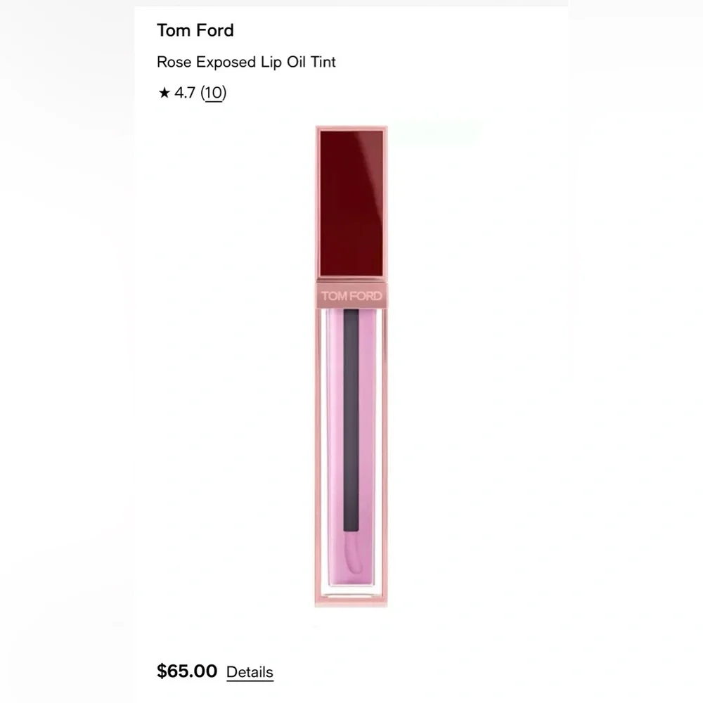 Rose Exposed Lip Oil Tint COLOR: Sheer Cool Pink $65 Retail